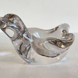 Empty crystal pocket in vintage bird shape