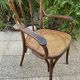 Fauteuil bois courbé canné Baumann, 1900