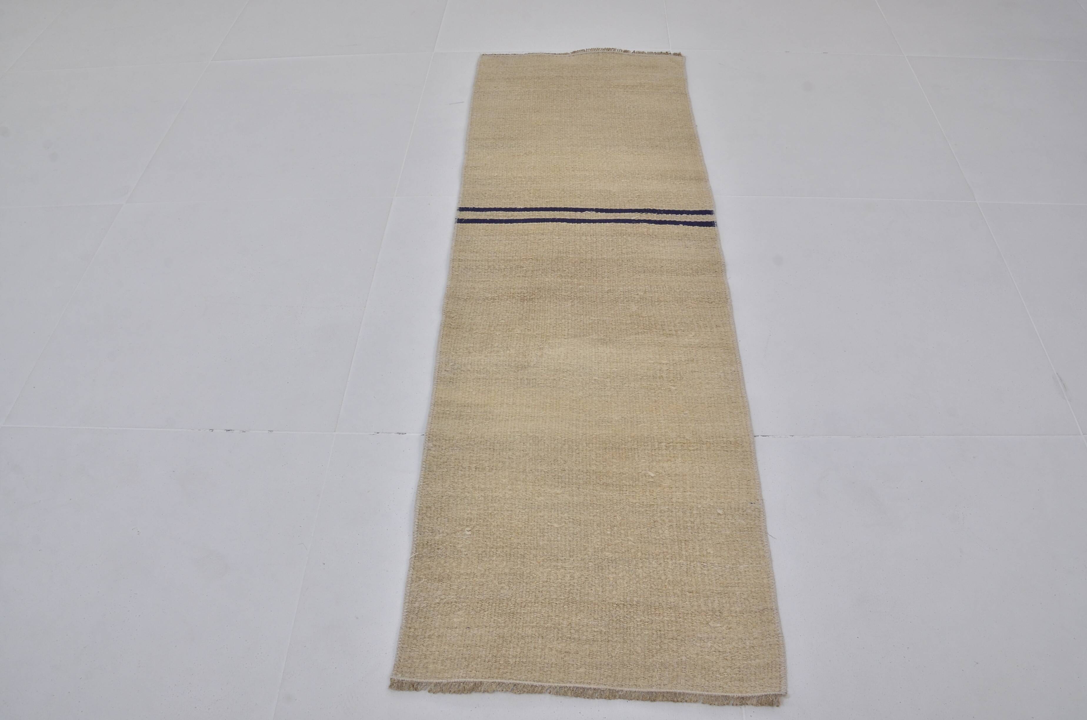 Off White Anatolian Hemp Kilim sku 3928