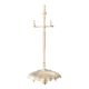 Umbrella stand in brass and cast iron, Gandry Fils, painted white