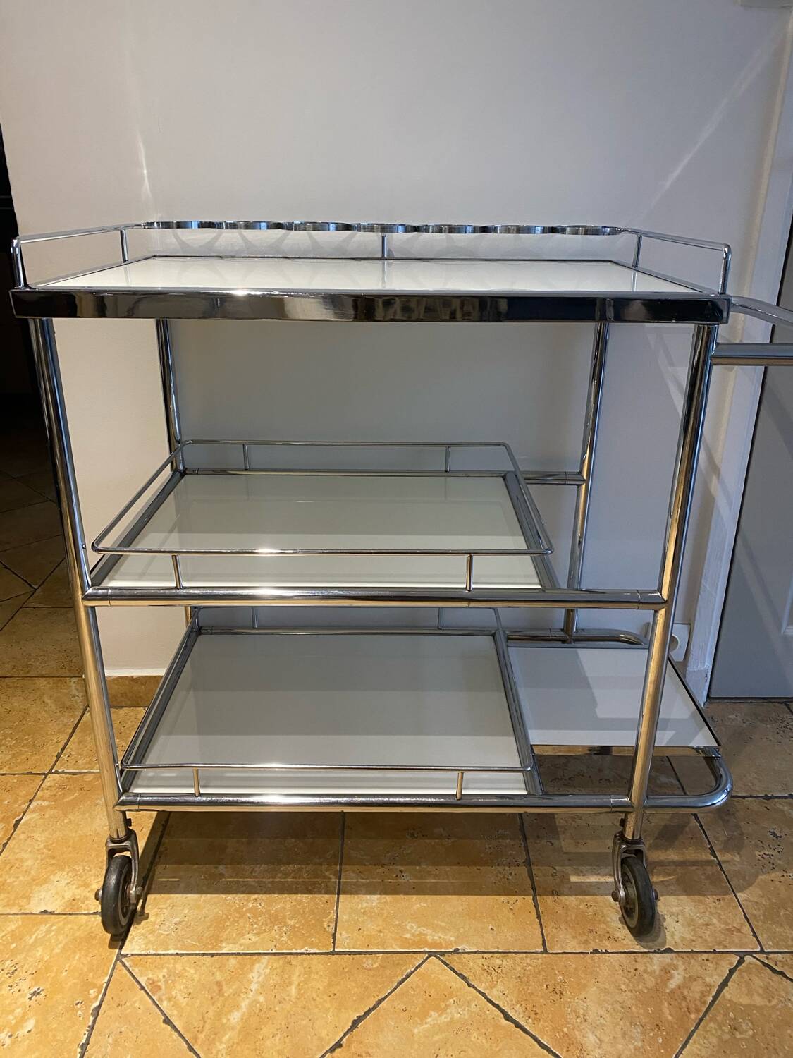 Vintage dessert trolley