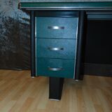 Office Industrial Metal covered of Skai green, 1950s