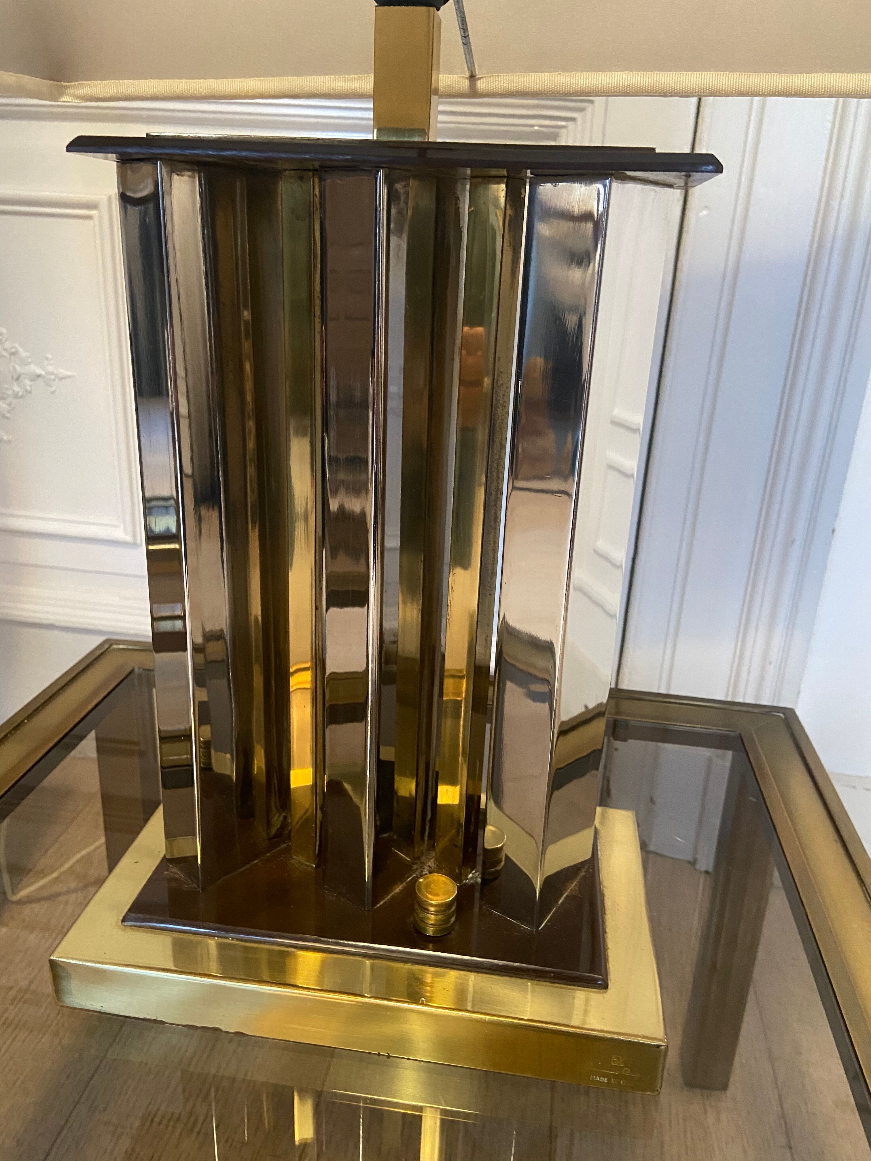 Pair of Romeo Rega lamps, signed