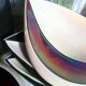 Four vintage Verceram ceramic dessert plates