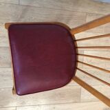 Série 6 chaises vintages style scandinave