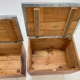 Vintage industrial chests or nightstands, 1950's