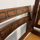 Lot de 6 chaises palissandre forme géométriques design italien 1960