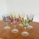 6 new colored glasses from the 60s by Luminarc