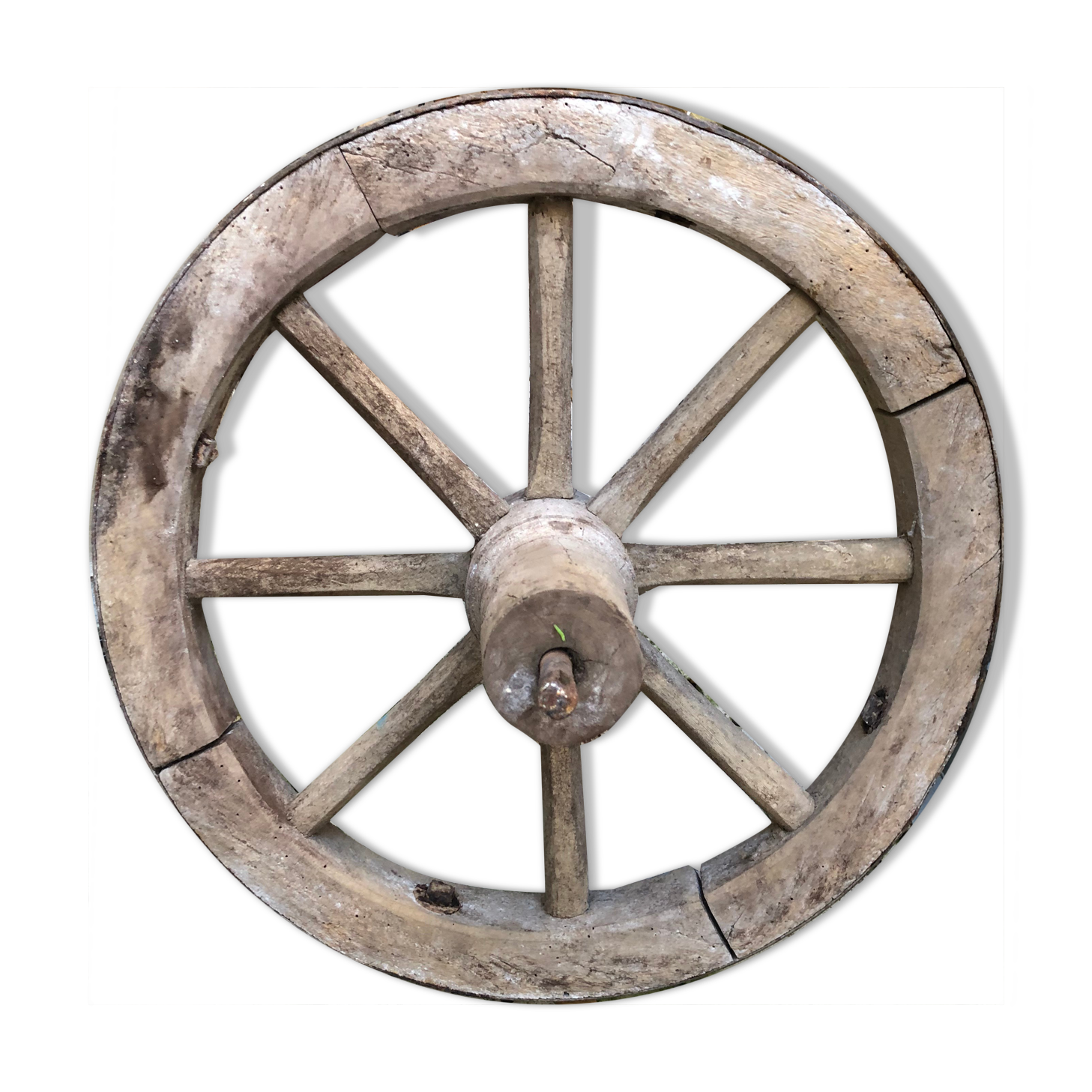 Wheelbarrow old wood and iron