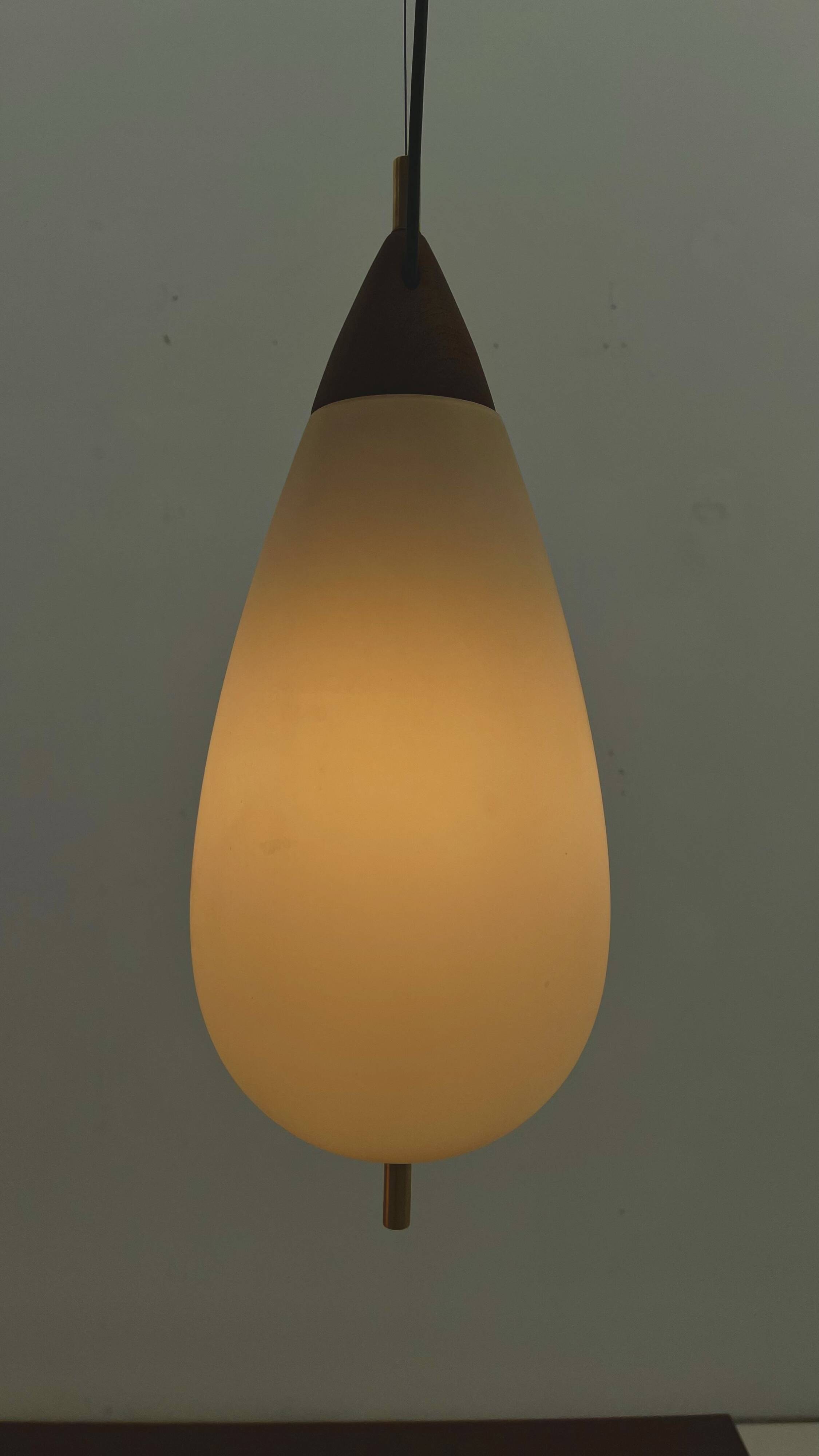 'Teardrop' Par of pendant by Goffredo Reggiani for Temde Leuchten