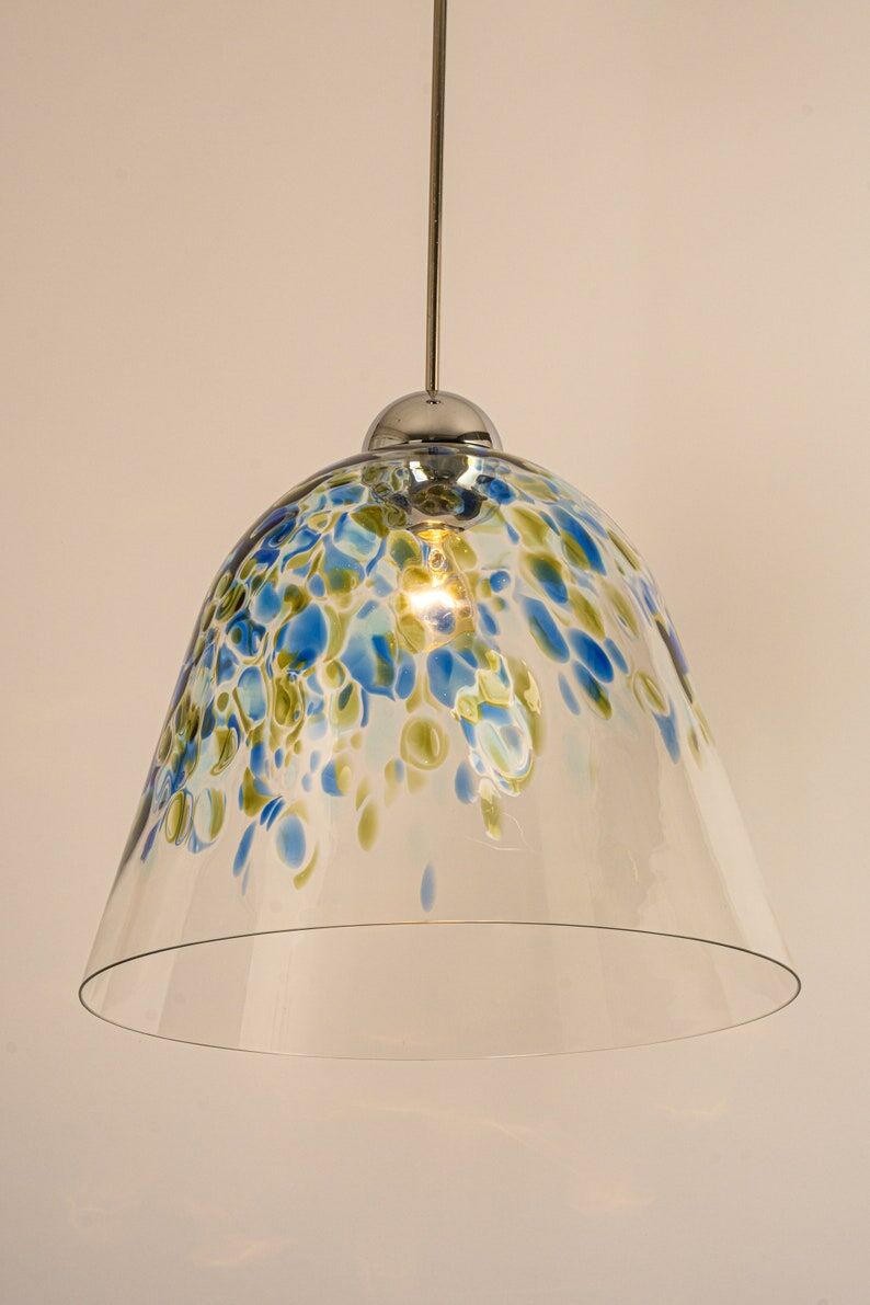 Murano glass pendant lamp designed by Kalmar Austria 1970s