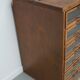 Vintage Dutch oak haberdashery shop cabinet, 1930s
