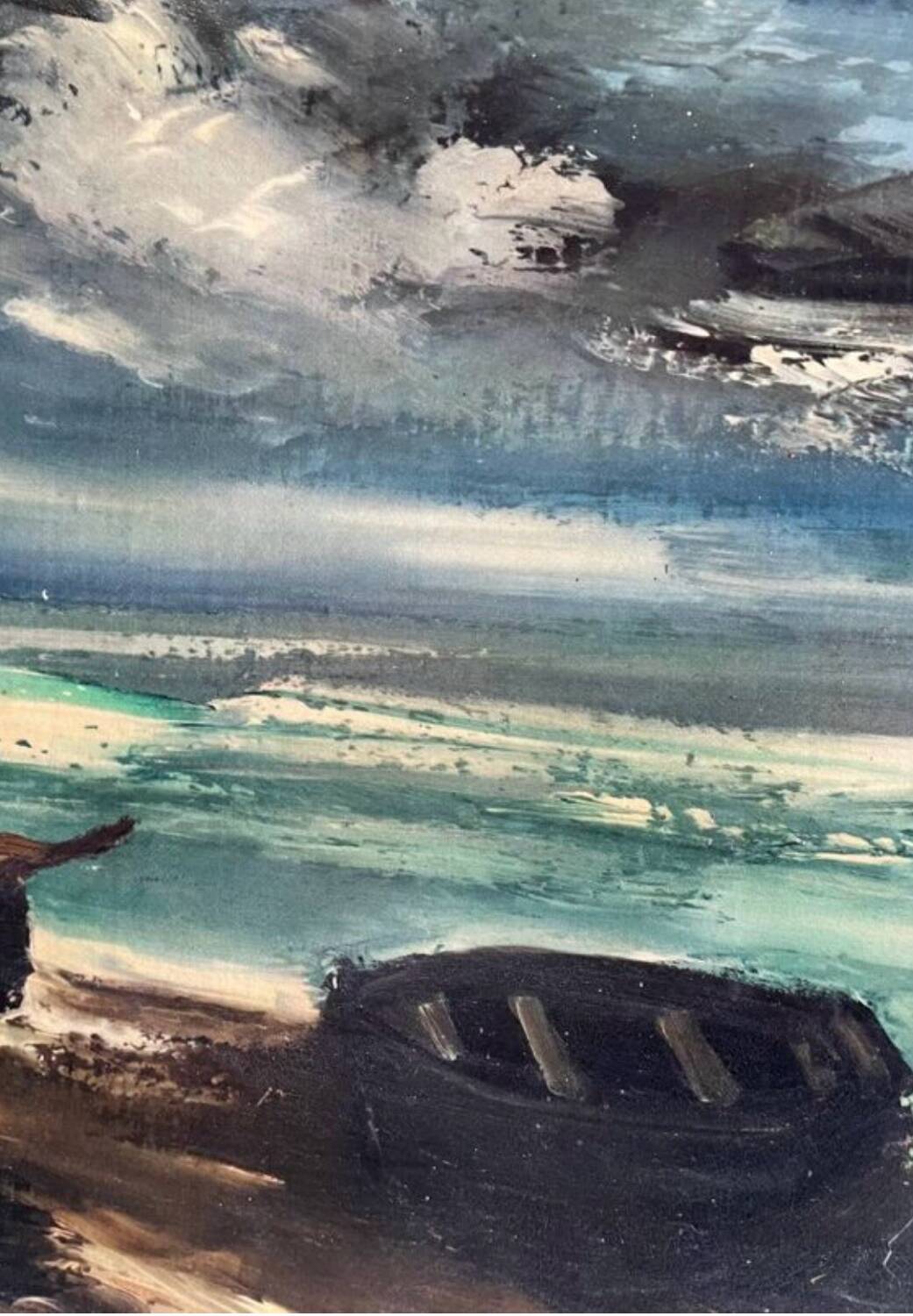 Maurice Vlaminck oil on canvas seascape