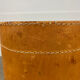 Danish leather wastepaper basket by Torben Orskov in Adnet style