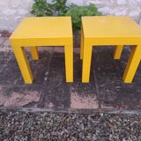 2 vintage 80's coffee tables