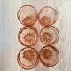 Set of 6 Luminarc pink star lenses