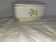 Antique butter dish in faience – Bird decoration – Late 19th / early 20th century
