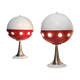 Paire de lampes Space âge cocci ball