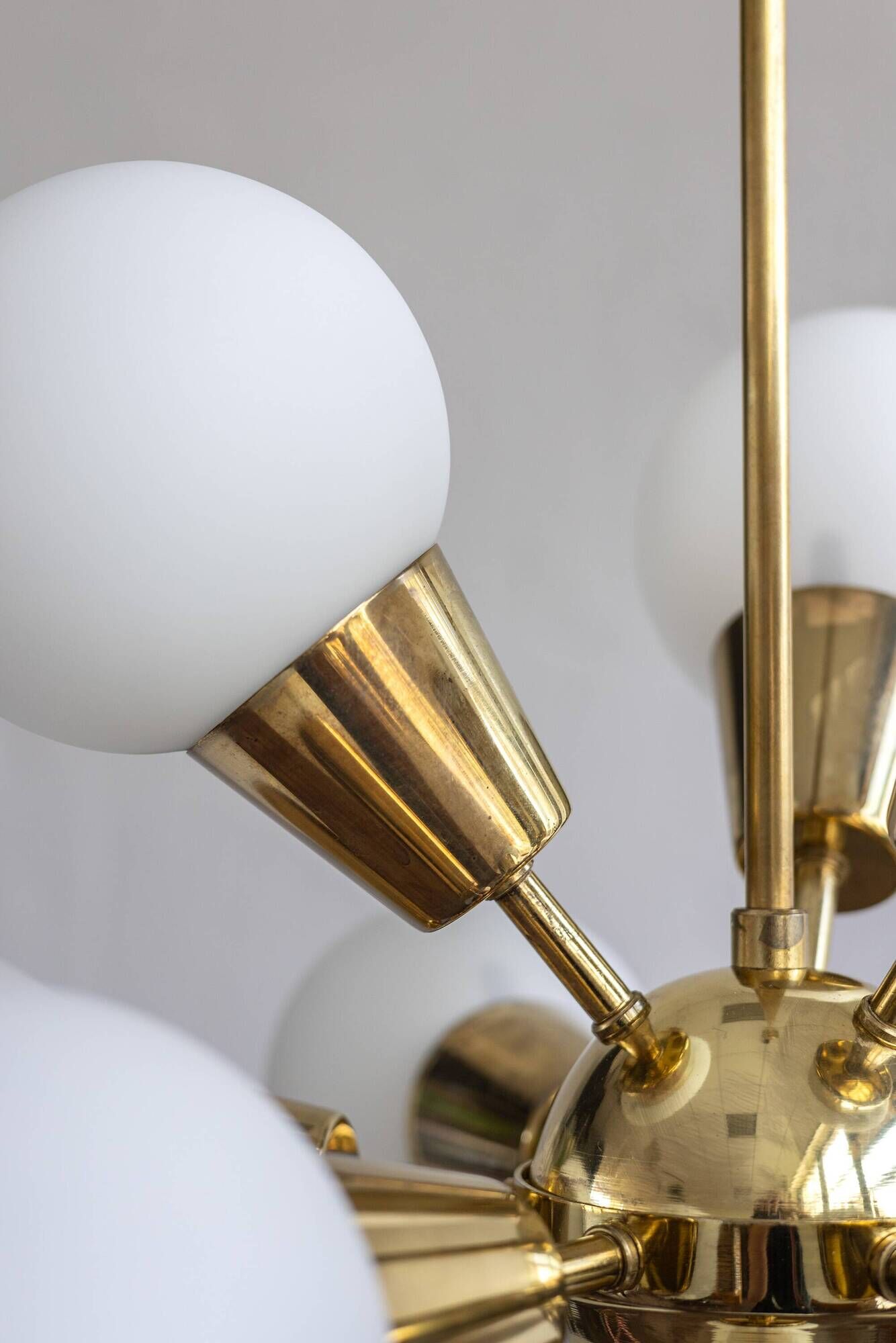 Czechoslovak Vintage Chandelier By Jaroslav Bejvl Sr. For Lustry Kamenický