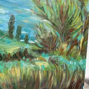 Oil on canvas landscape