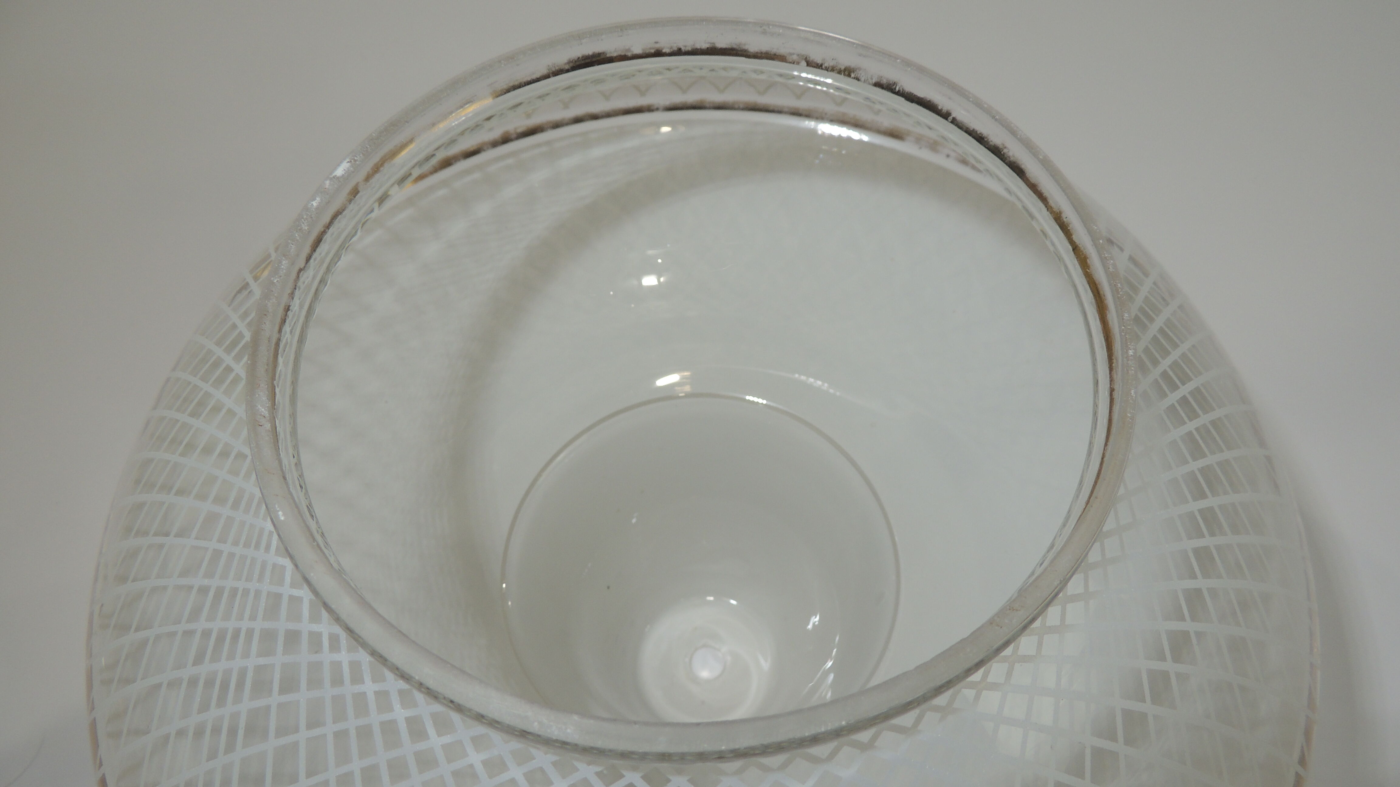 Suspension verrine opaline