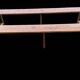 Two solid wood benches