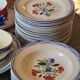Digoin Sarreguemines 6 flat plates Elorn