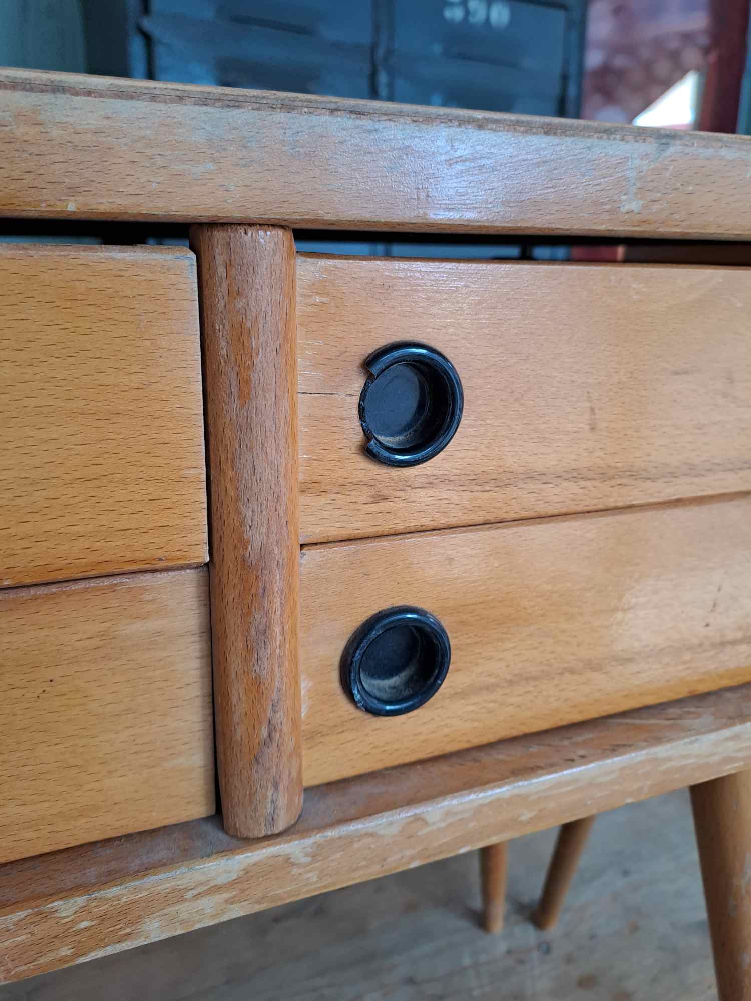 Pair of vintage bedside tables