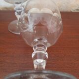 Crystal wine glasses