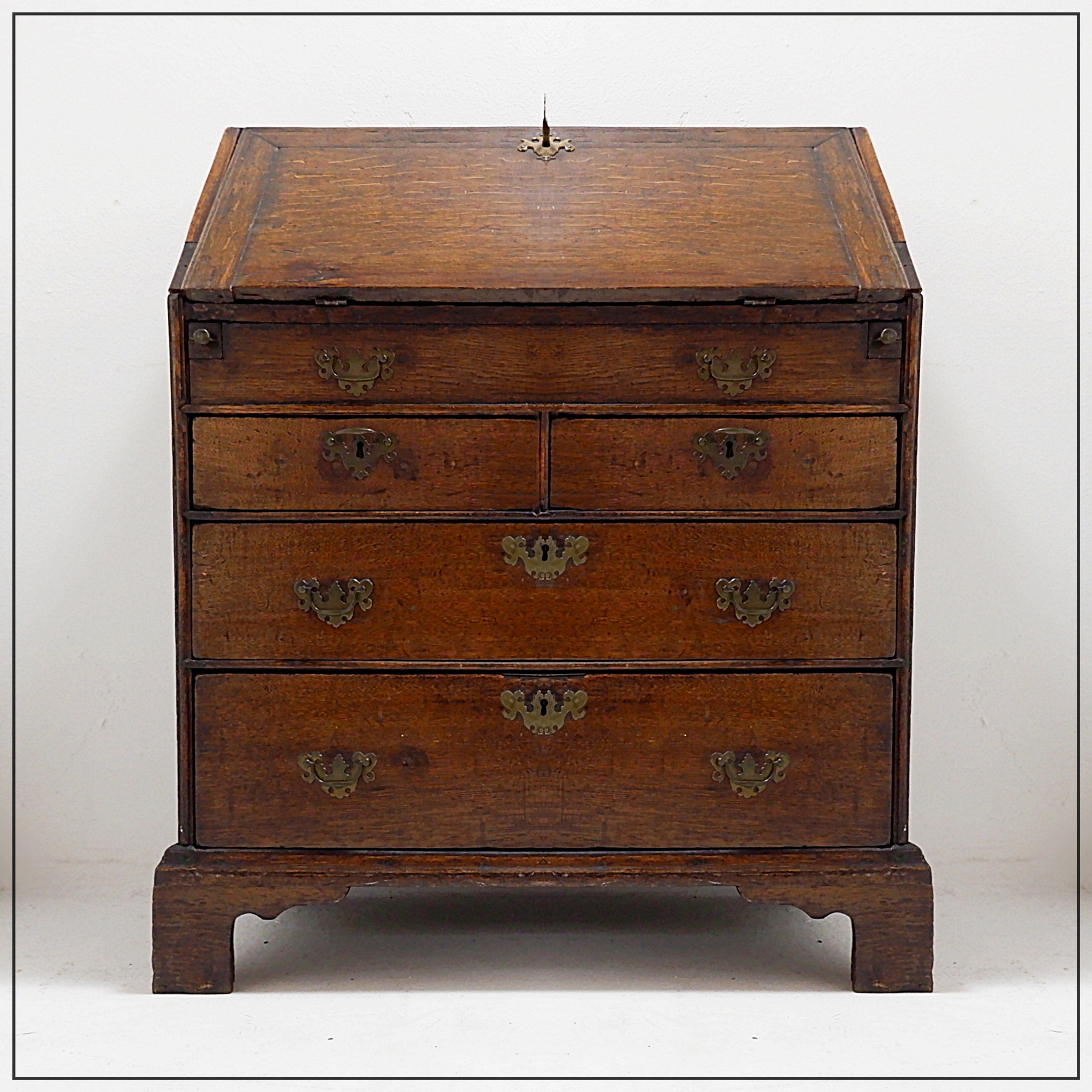 Antique English secretary desk, 18th century