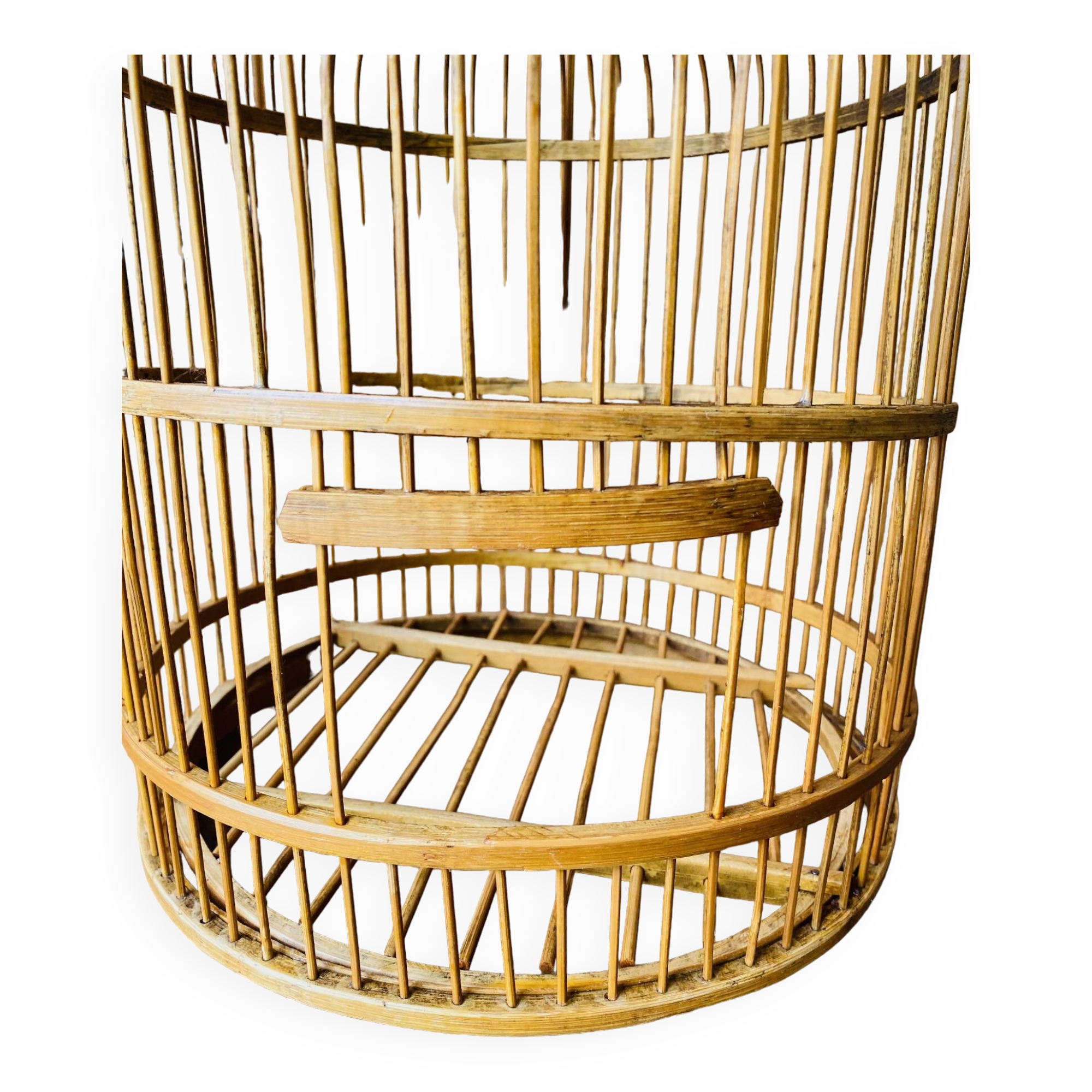 Old wooden bird cage