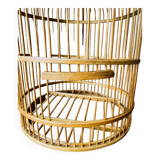 Cage à oiseau ancienne en bois