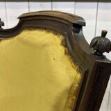 Louis XVI style armchair in beech, late 19th century