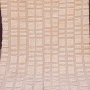 Handmade white Berber rug in natural wool, size 140 x 260 cm
