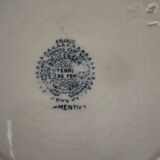 Set of two Terre de fer Parmentier hollow plates