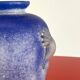 Vintage Murano amphora vase cobalt blue
