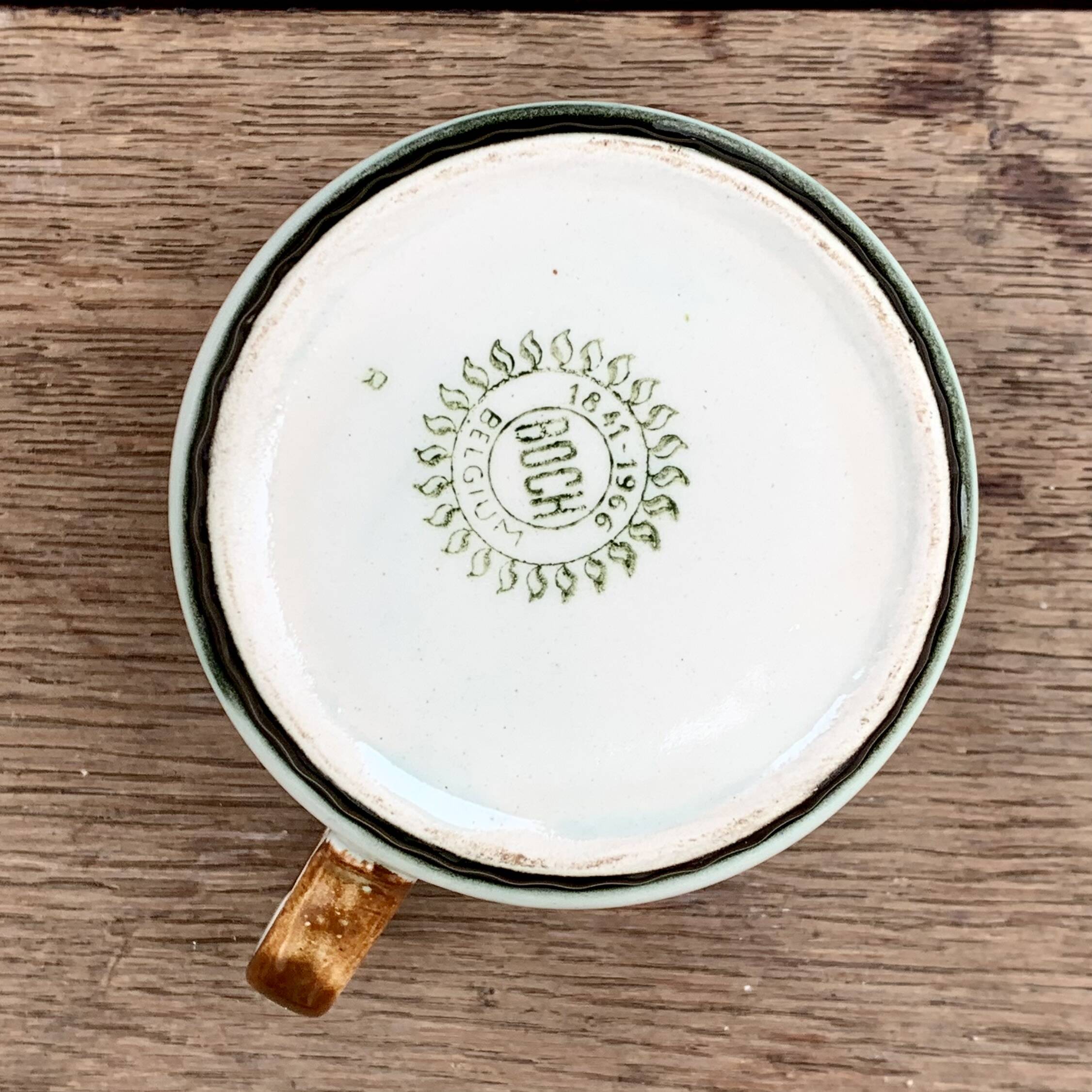 Boch La Louvière coffee service and dessert plates - Bernadette series, 1966