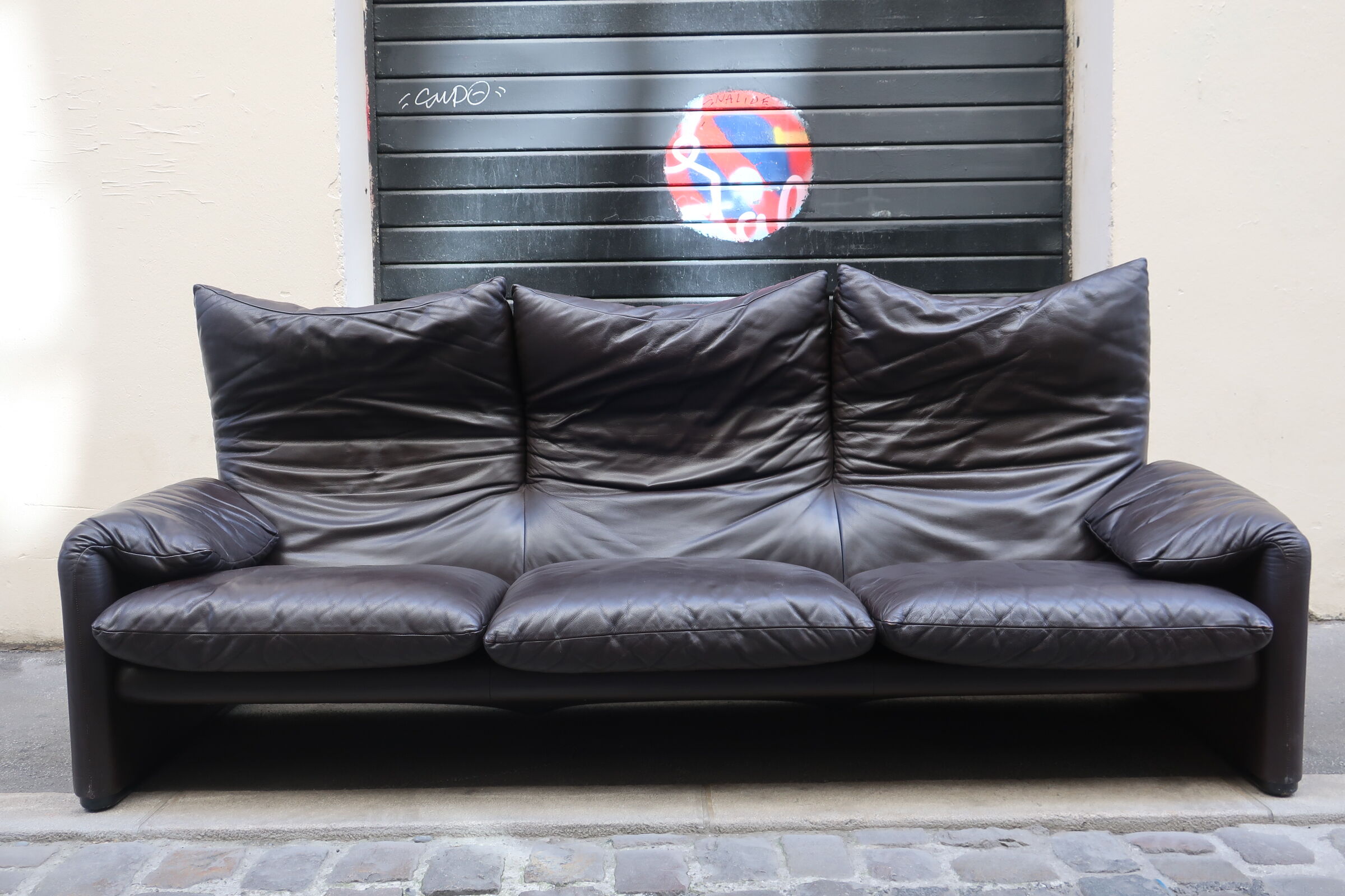 Canapé Maralunga de Cassina, édition des années 80