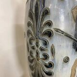 Grand vase amphore en grès par Roger Guérin