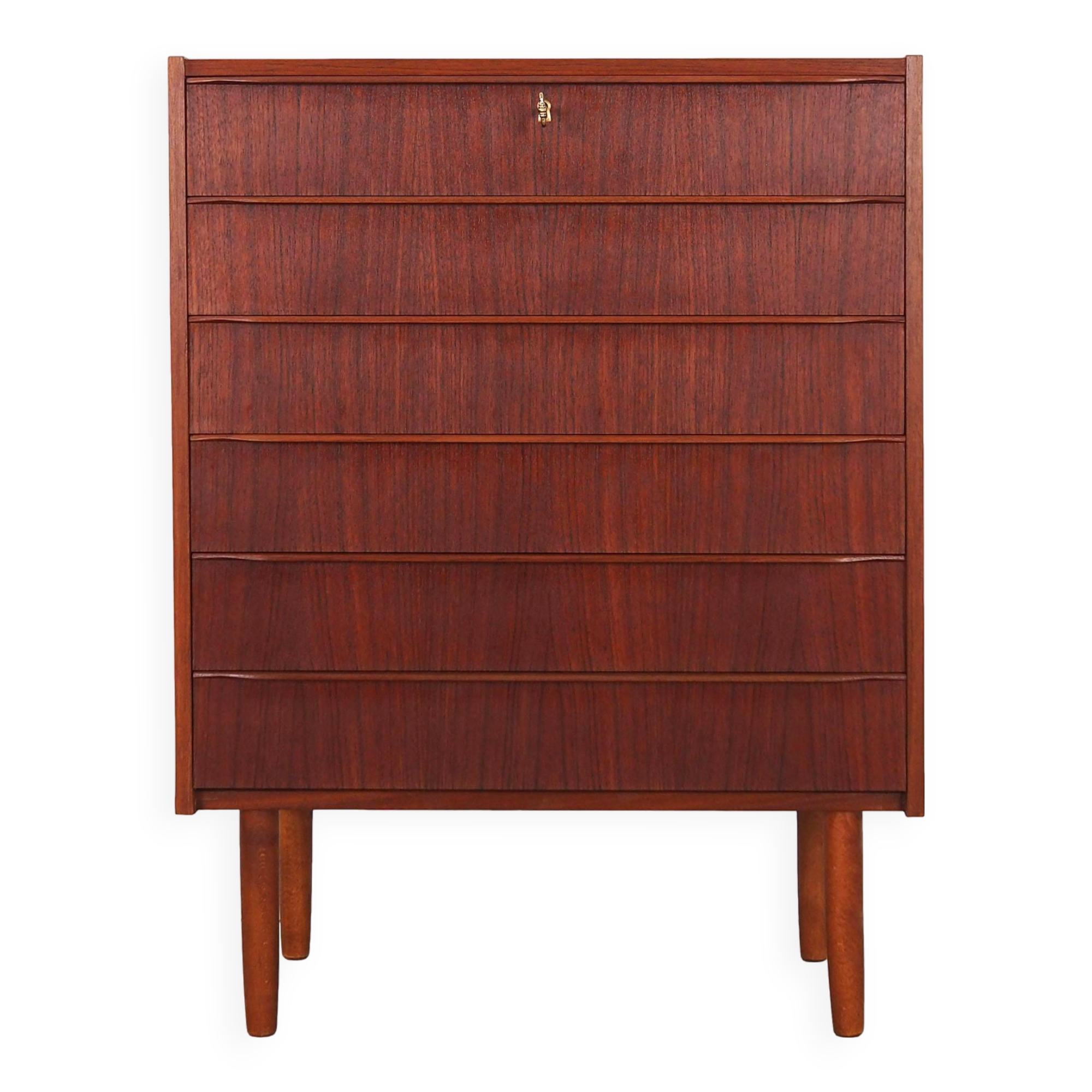 Teak chest of drawers, Danish design, 1970s, production: Denmark