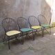 Set of 4 chairs by J.O. Waldar & V. Möldhammer for Sonett Karl Fostel