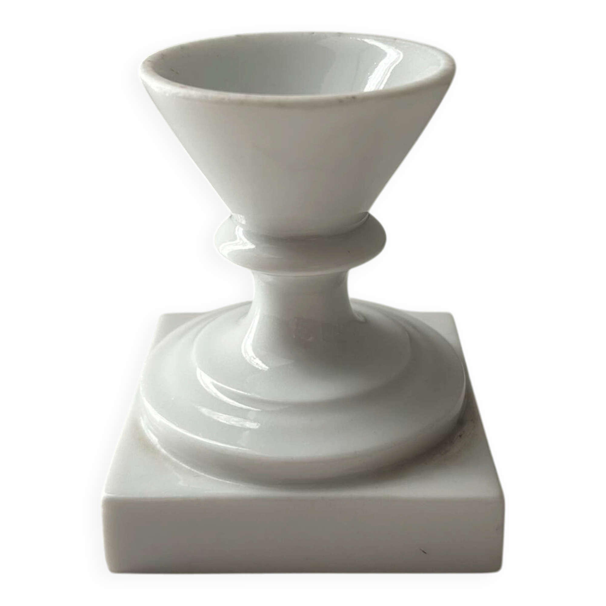 Bougeoir classique en porcelaine