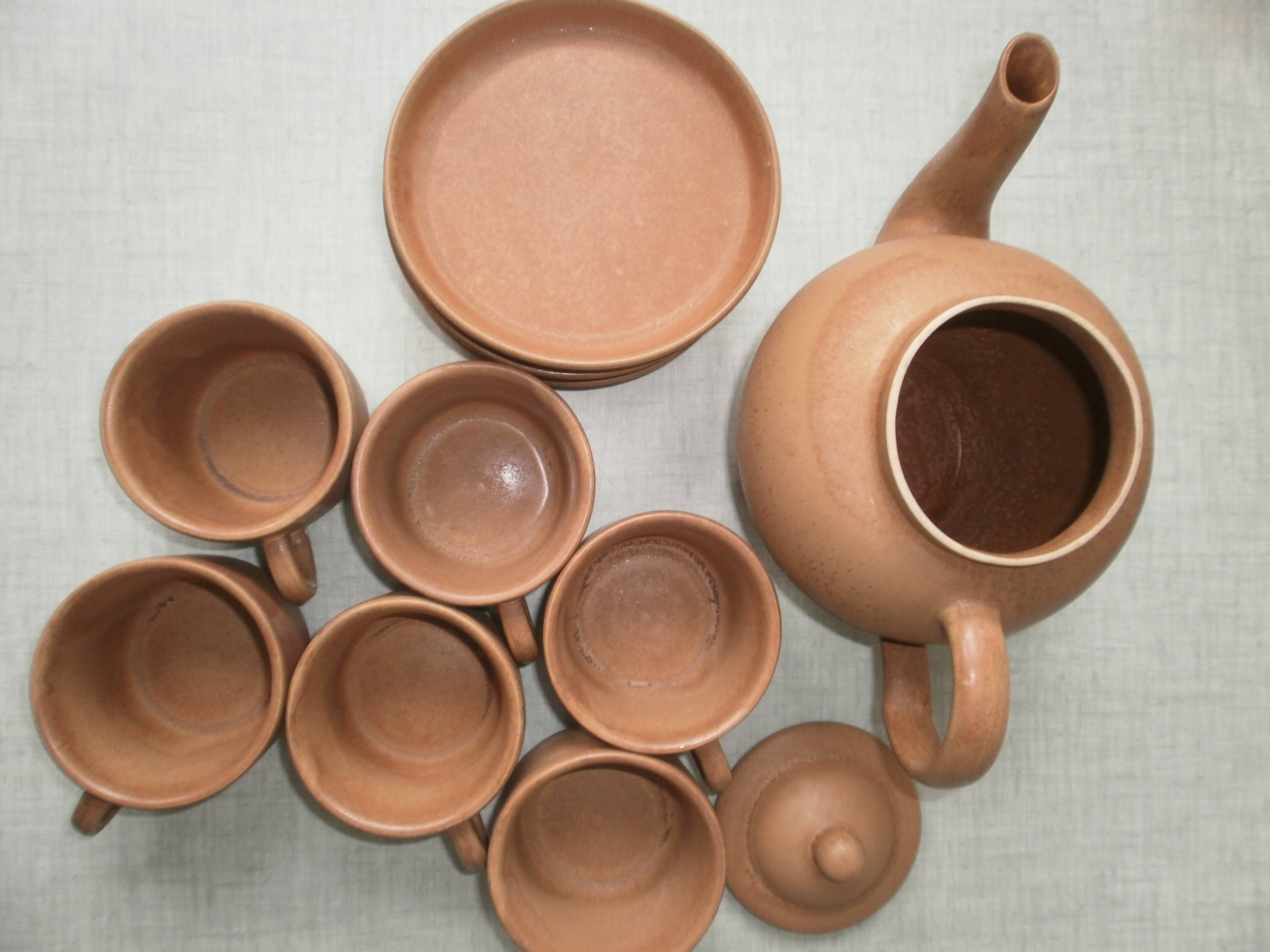 Coffee service in sandstone