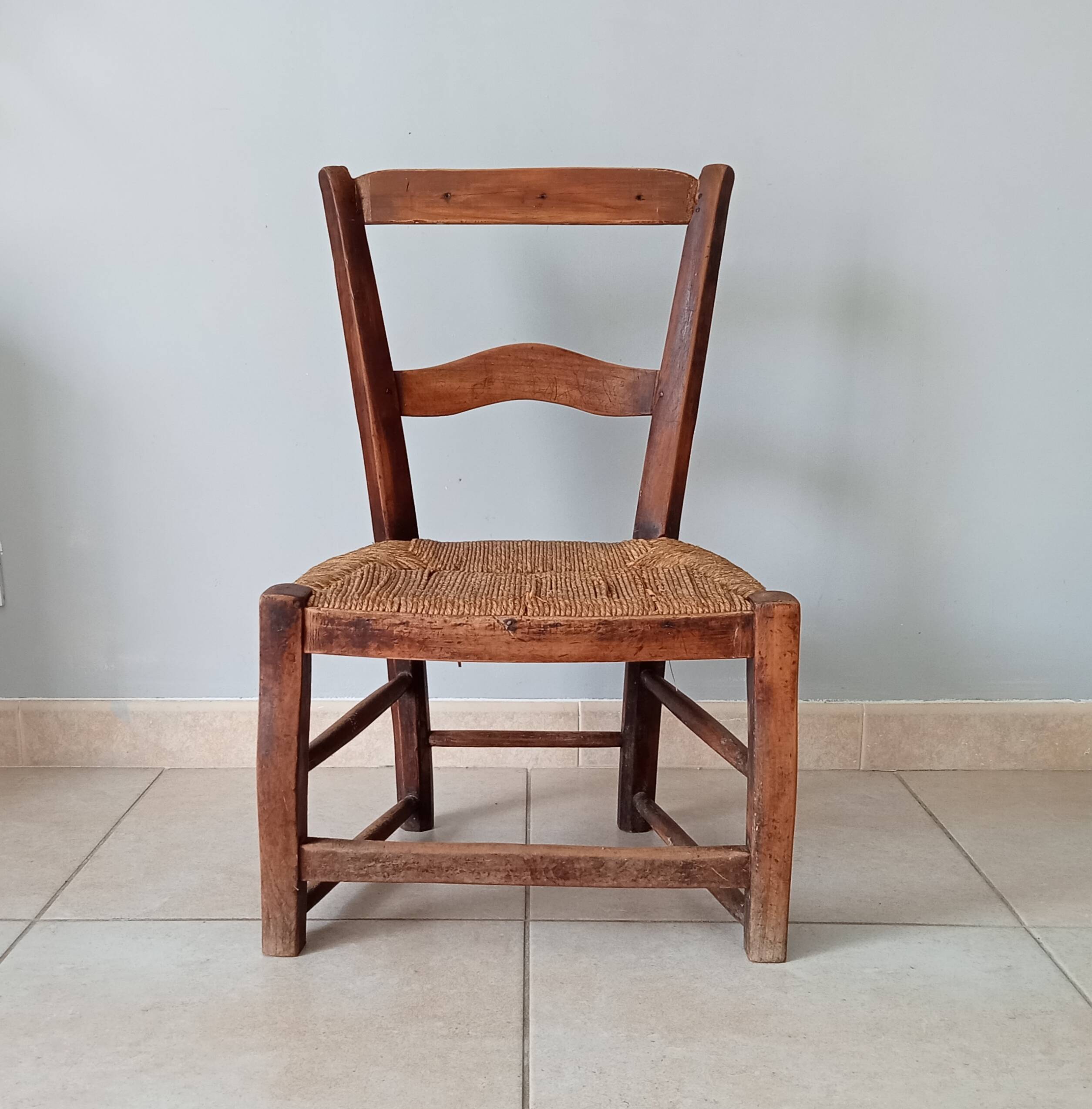 Old low chair from the 30s/40s