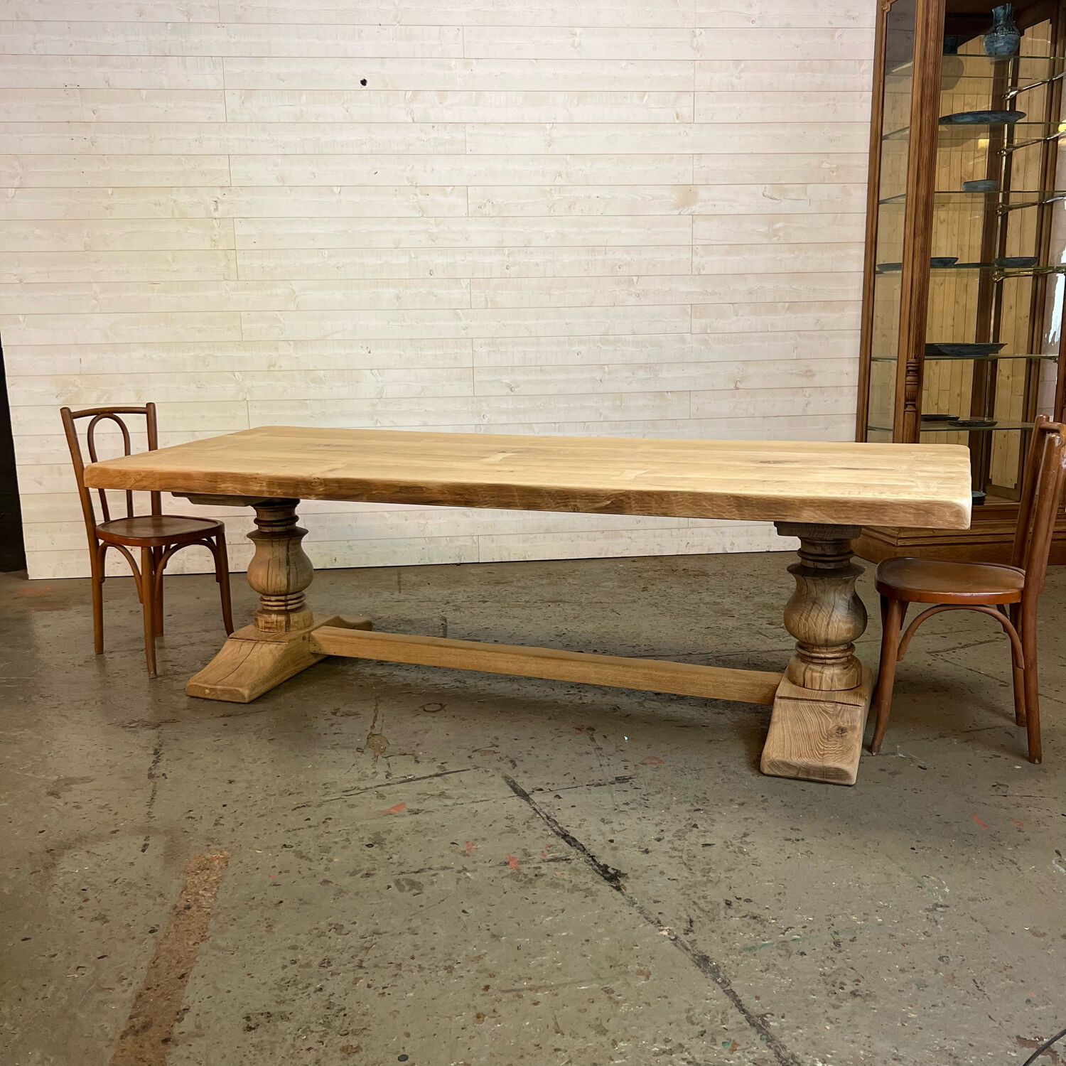 Table de ferme monastère en chêne