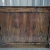 Small buffet shoe storage console in solid wood