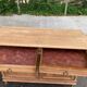 Louis XVI buffet renovated in solid oak from the 19th century, 140cm.