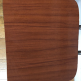 Brown formica chairs