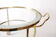 Mid century polished brass serving drinks trolley, 1930's cocktail bar cart