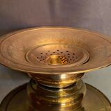 Bronze brass dish with chiseled decor Art of Islam Middle East